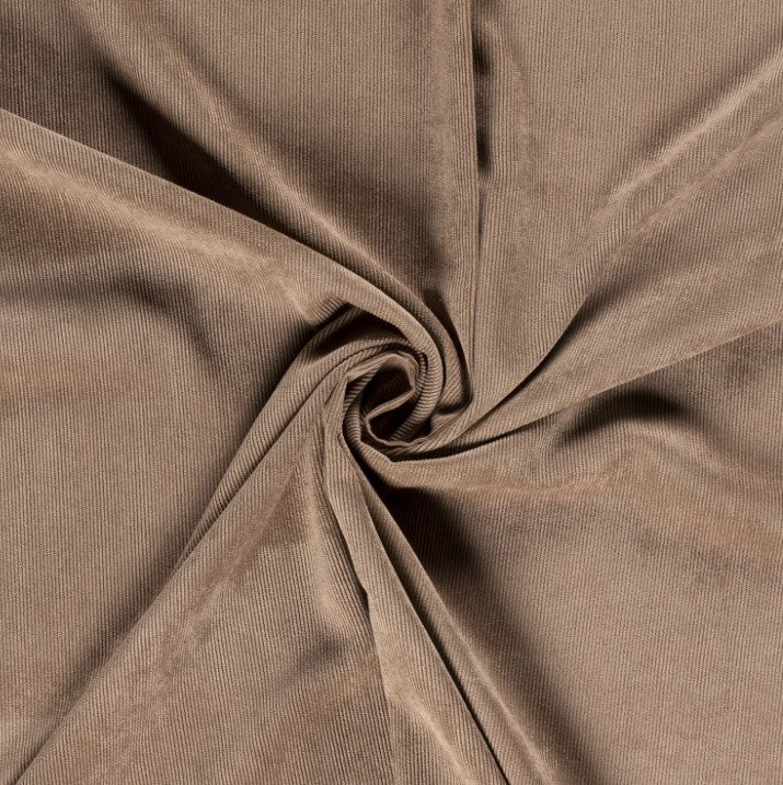 Kussenhoes Corduroy (ribfluweel) Taupe - Mainson