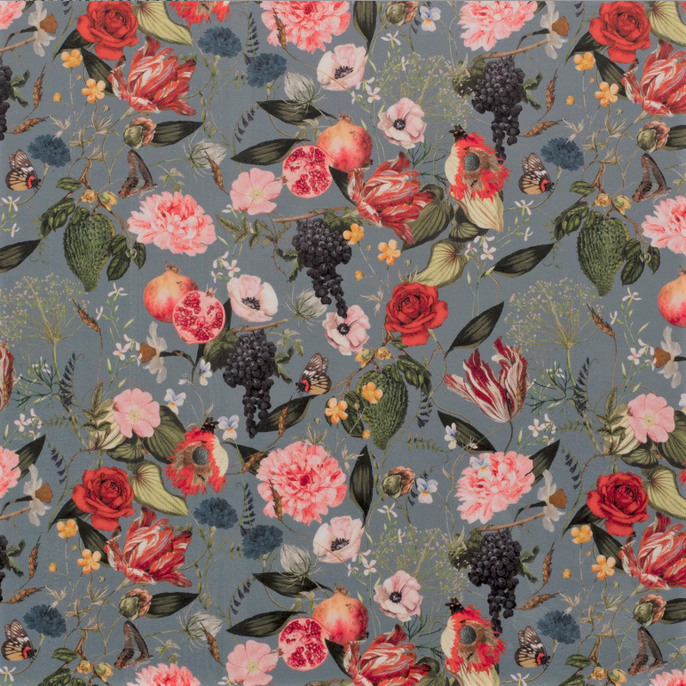 Kussenhoes Barok Fluweel Blauw - Mainson