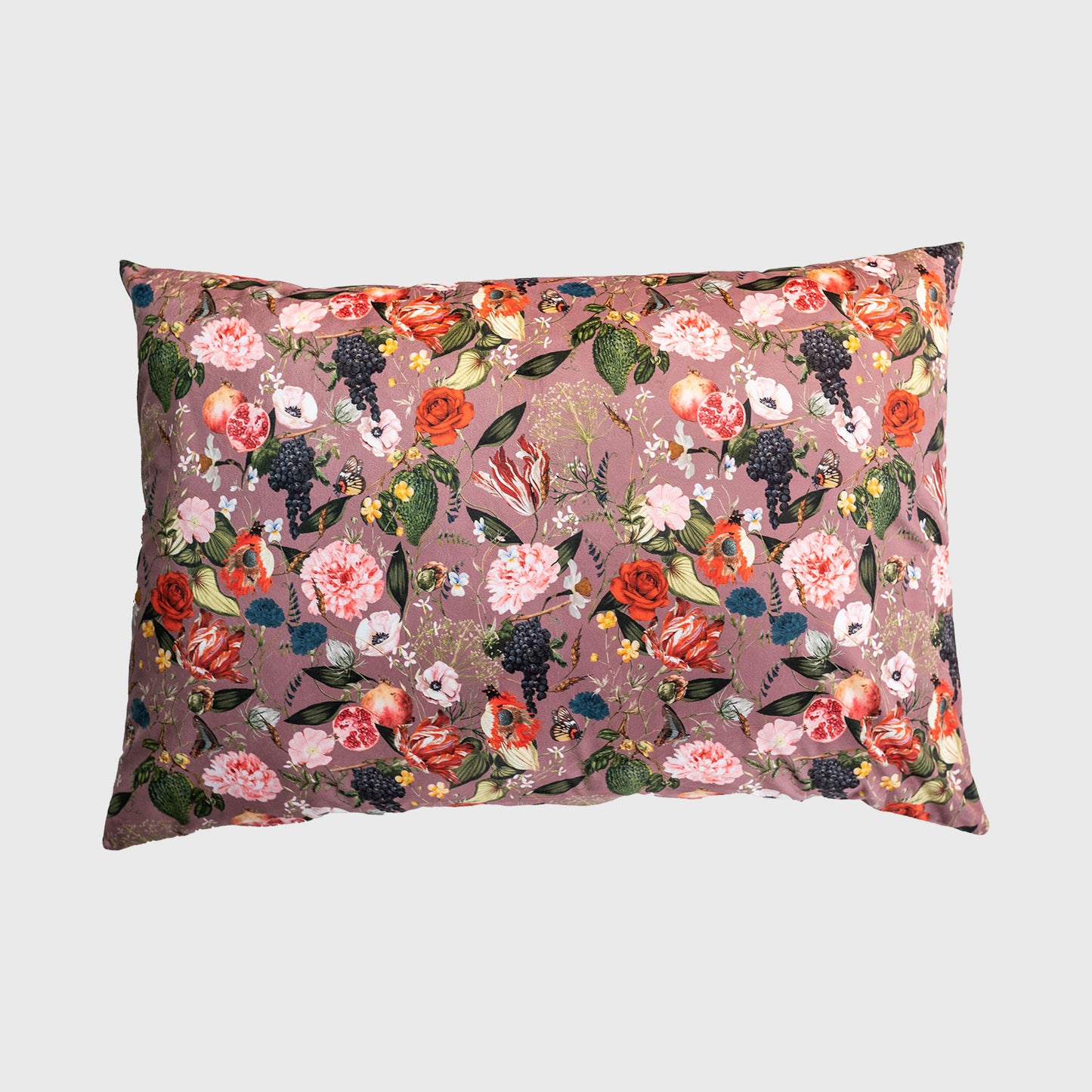 Kussenhoes Barok Fluweel Oud roze - Mainson
