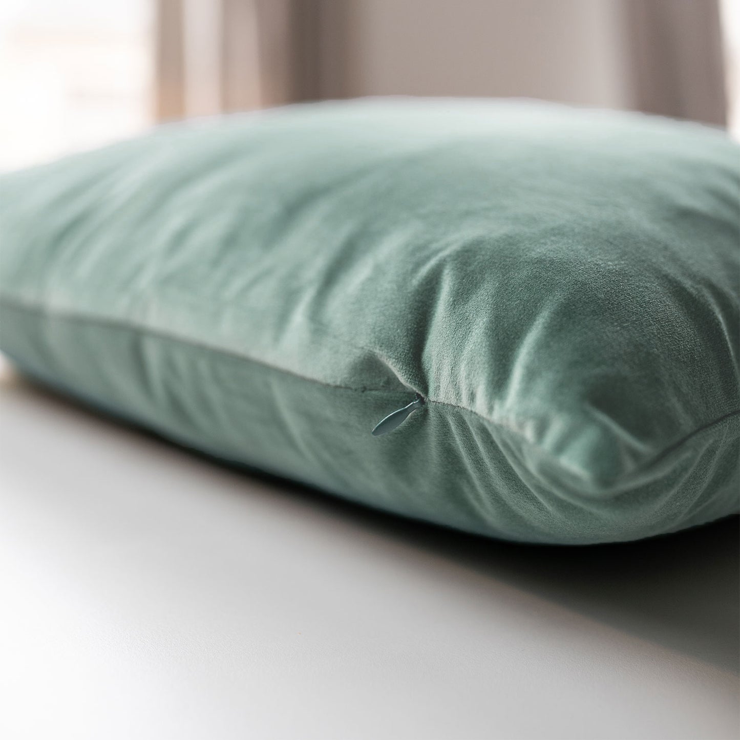 Kussenhoes Fluweel Munt Groen - Mainson
