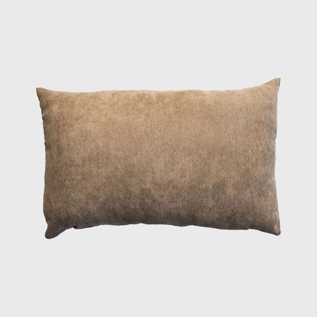 Kussenhoes Corduroy (ribfluweel) Taupe - Mainson