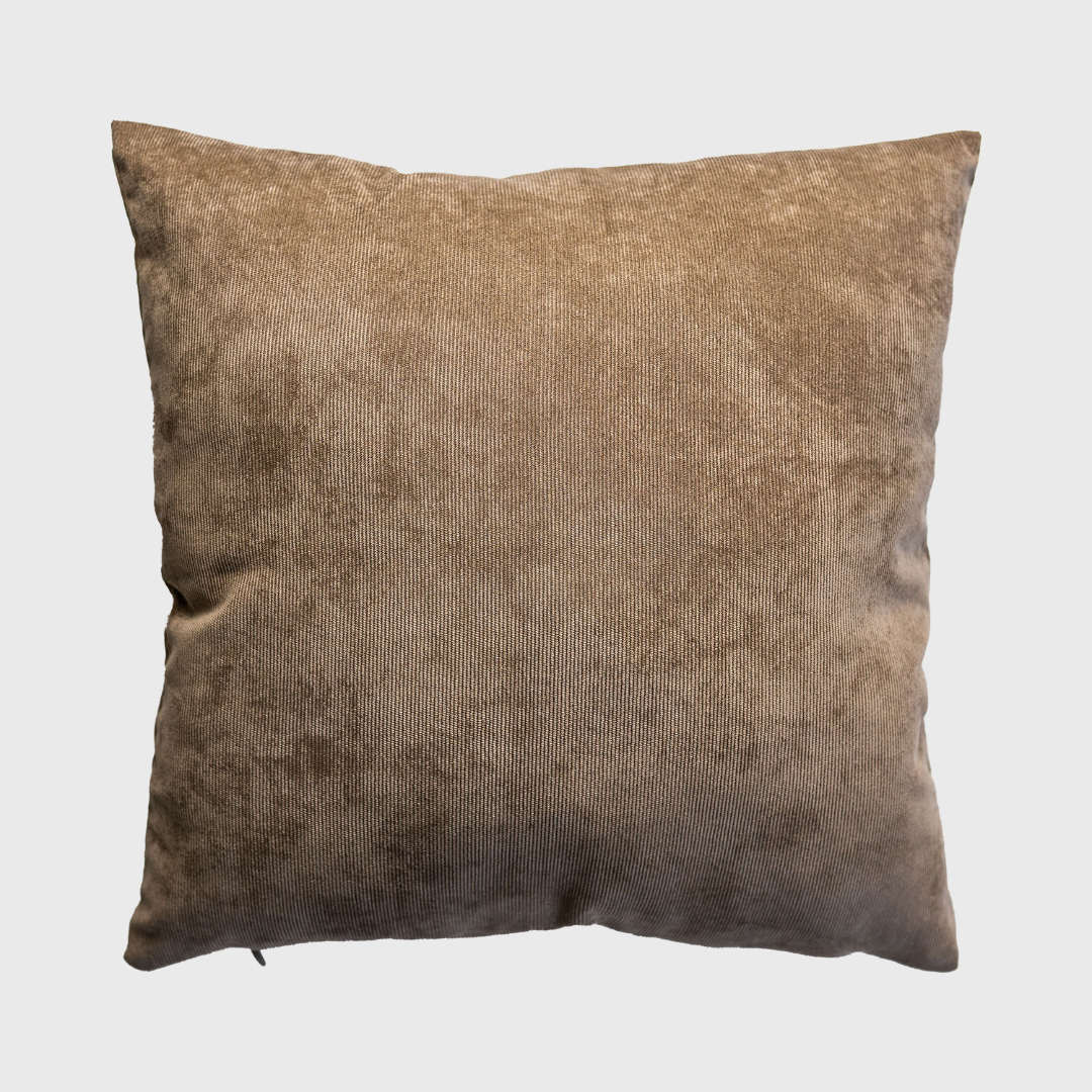Kussenhoes Corduroy (ribfluweel) Taupe - Mainson