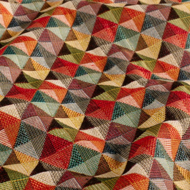 Kussenhoes jacquard ruit