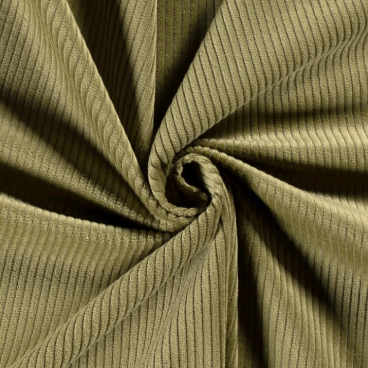 Kussenhoes Ribfluweel Gras Groen