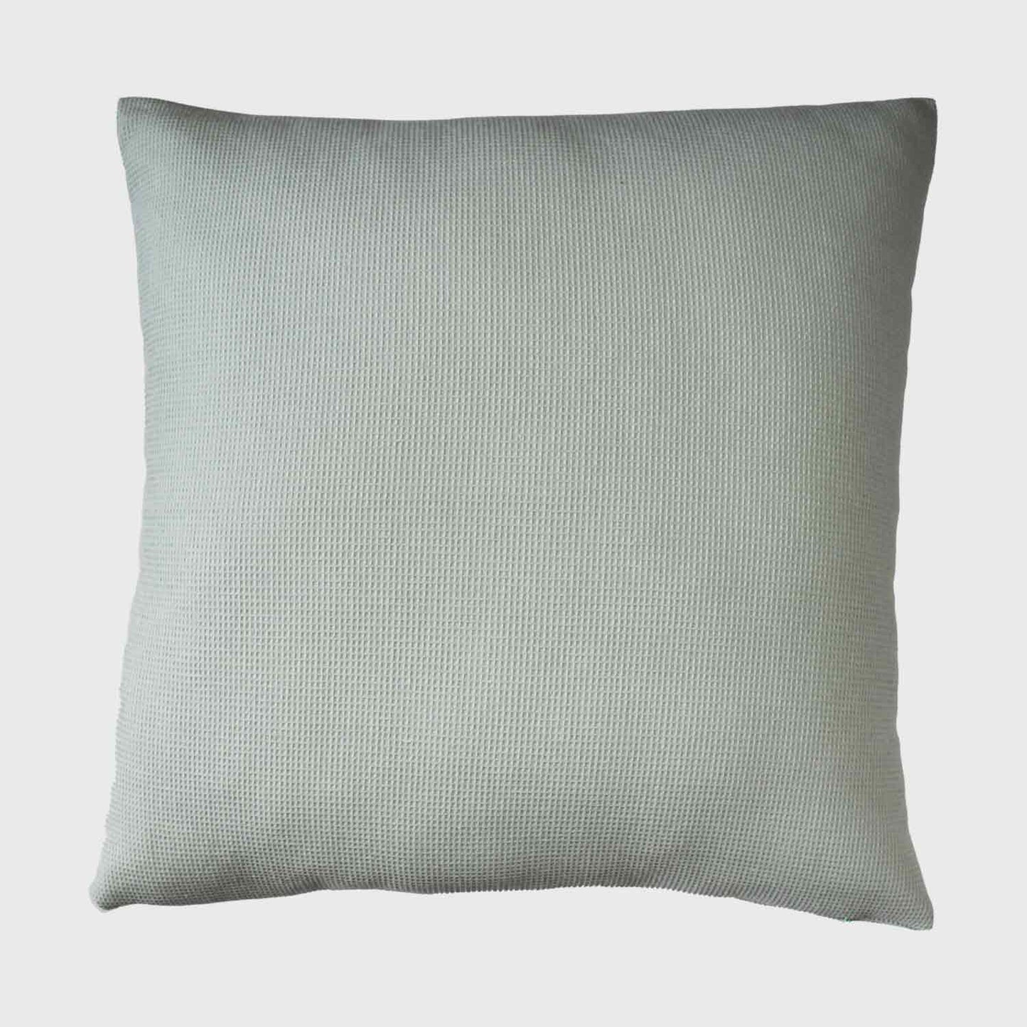 Kussenhoes Wafelkatoen Munt Groen
