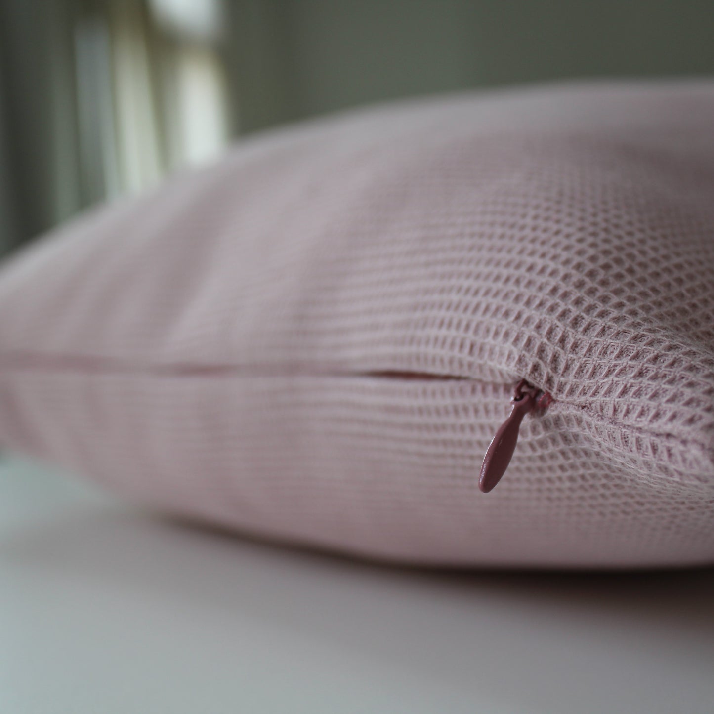 Kussenhoes Wafelkatoen Roze