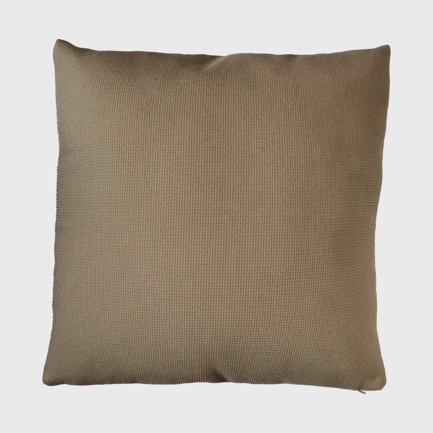 Kussenhoes Wafelkatoen Taupe